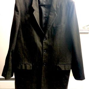 Black Men’s Woollen Coat